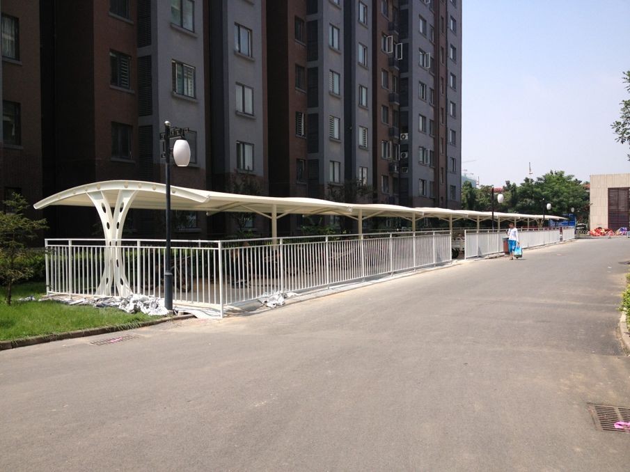 邯鄲綠樹林楓小區(qū)膜結(jié)構車棚